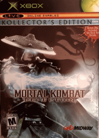 Mortal Kombat Deception Xbox US box art